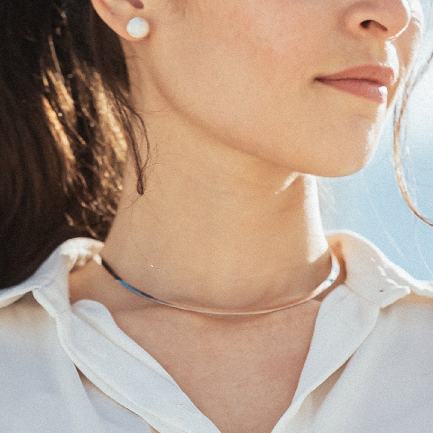 Collar Panza de Serpiente de Plata 925 para Mujer – Mediano,  Elegancia Atemporal
